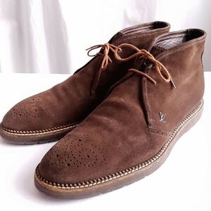 Louis Vuitton Men's Dark Brown Chukka Boots